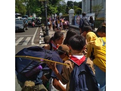 Kegiatan GPS Cikapundung River Spot