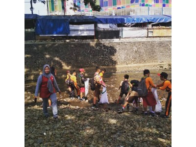 Kegiatan GPS Cikapundung River Spot