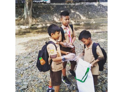 Kegiatan GPS Cikapundung River Spot